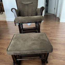 Rocker With Footstool
