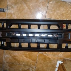 04-08 F150 Armor Grill With LED Lights