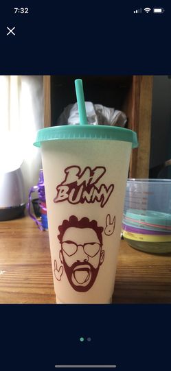 Custom Made Tumbler Bad Bunny 