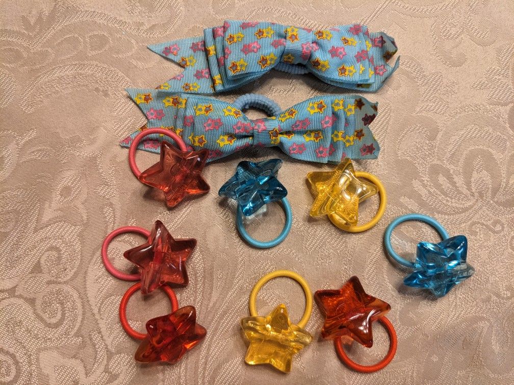 American Girl Doll, Bitty Twins, 2014, Twins Hair Accessories, Excellent Condition, Two Complete Sets
