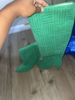 Green Boot Heels