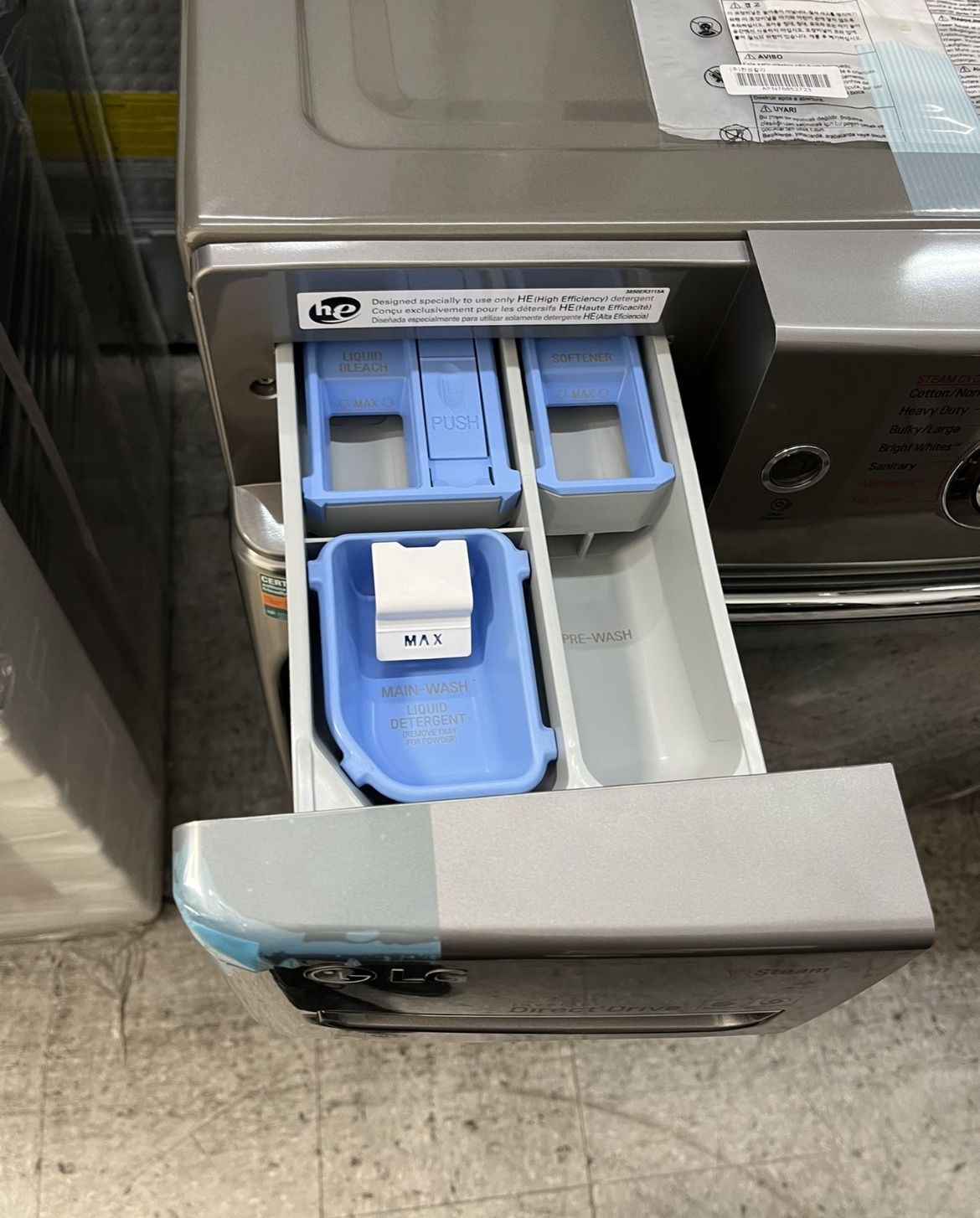 LG NEW WASHER AND ELECTRIC ⚡️ 220 DRYER / SMART CONNECT