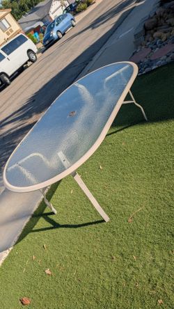 ****Outdoor Aluminum Glass Table****