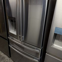 Kenmore 4 Door Refrigerator Stainless Steel Like New 