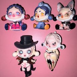 Skull Panda Figures-Selling As A Lot