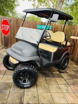 08 Clubcar Precedent NEW TROJAN BATTERIES  and Bluetooth Radio
