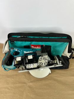 Used Marital XSR01 18V X 2-36V Brushless,Cordless 7 1/4 Circular Saw Tool + 2 batteries, no charger