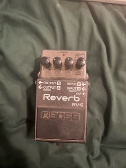 Boss rv6 reverb guitar pedal