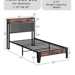 For Sale Twin Size Bed Frame 