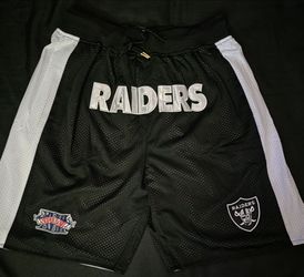 JUST DON Oakland Raiders shorts