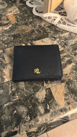Lauren Ralph Lauren Small NavyLeather Wallet