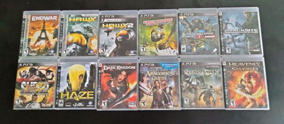 12 Assorted PS3 game bundle for sale