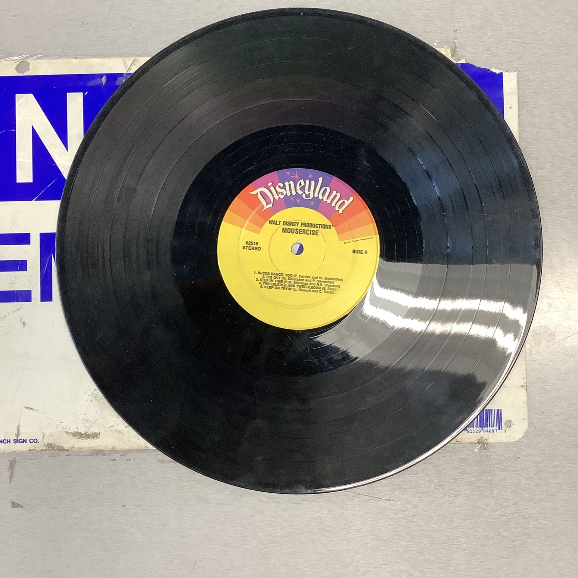 Walt Disney Disneyland Mousercise Vinyl