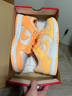 Size 7 Womens / 5.5M - Nike Dunk Low Peach Cream White Orange