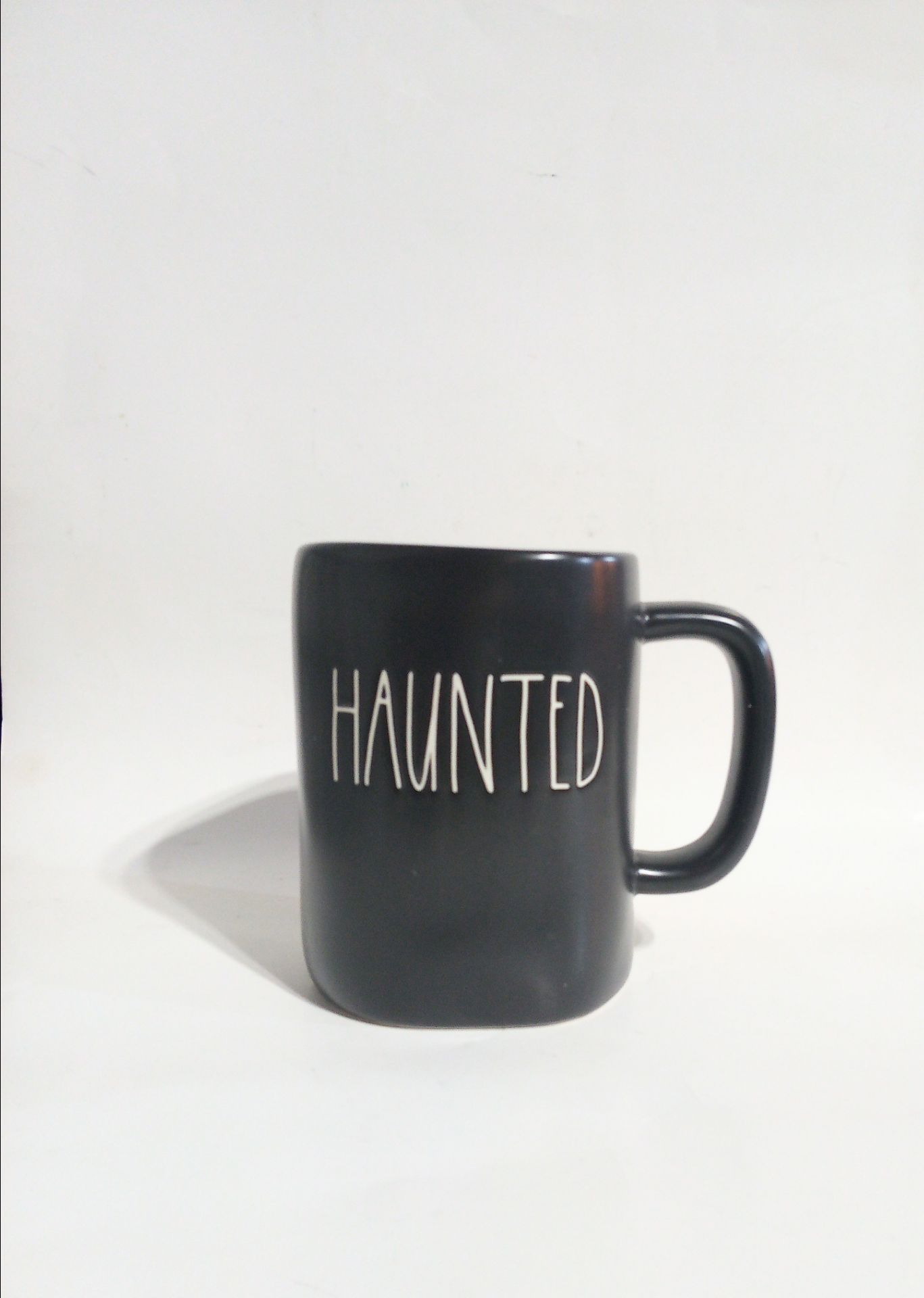 Rae Dunn "HAUNTED" Black Halloween Mug