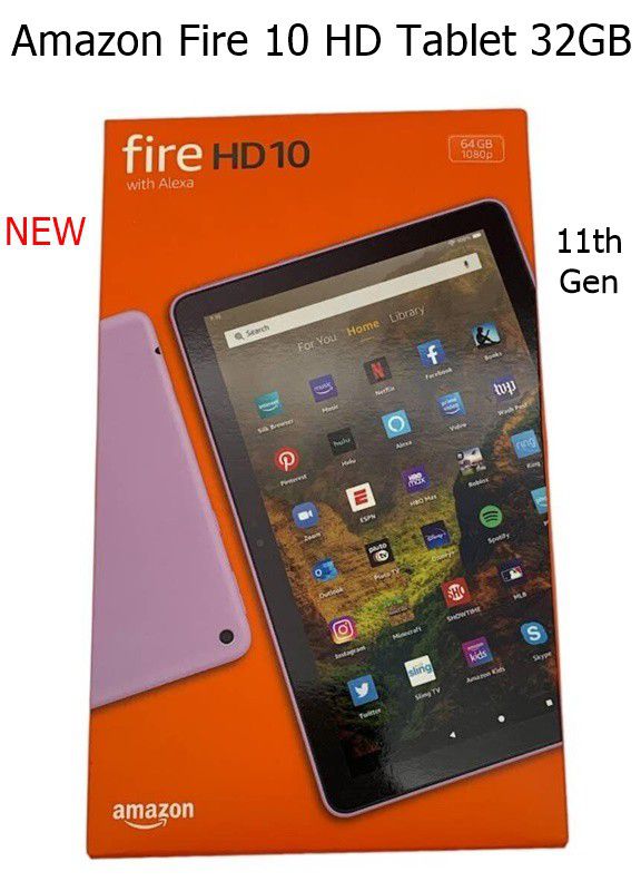 New Amazon Fire 10 HD Tablet 32GB 11th Generation 