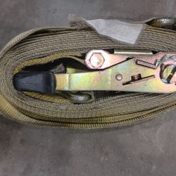 Heavy-duty Cargo Ratchet Strap