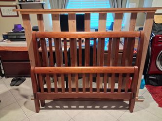 Wood Bed Frame - full