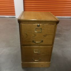 Wood File Cabinet