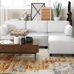 NEW Sofa Sectional W/ Ottoman, 4 Piece Modular Sofa, Living Room Couch !