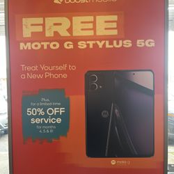FREE Moto G Stylus 2023 when you switch to Boost