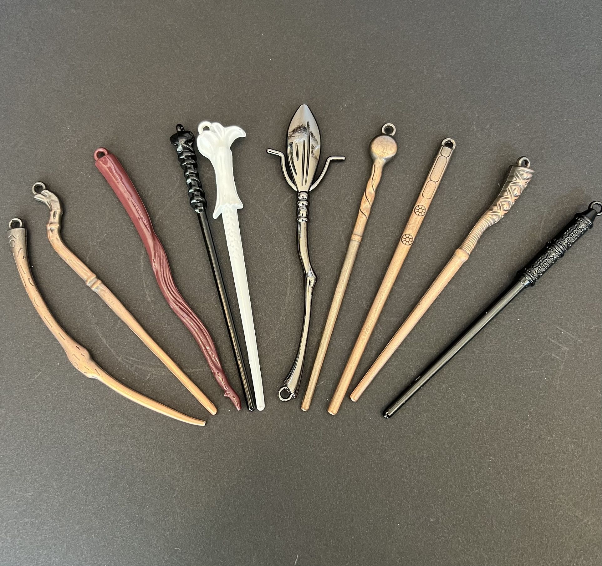 Metal Harry Potter Wand Charms