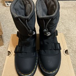 Dr martens Black Audrick Lo Puffer Boots