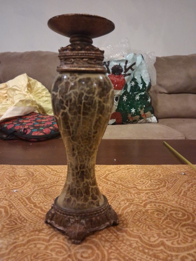 Brown Candle Holder