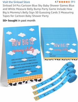 Toy Story baby shower game