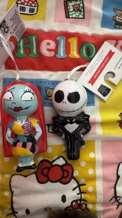 Jacket And Sally Christmas Ornaments