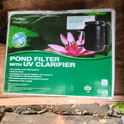 New Totalpond Pond Filter With UV Clarifier UP To 1200 gph