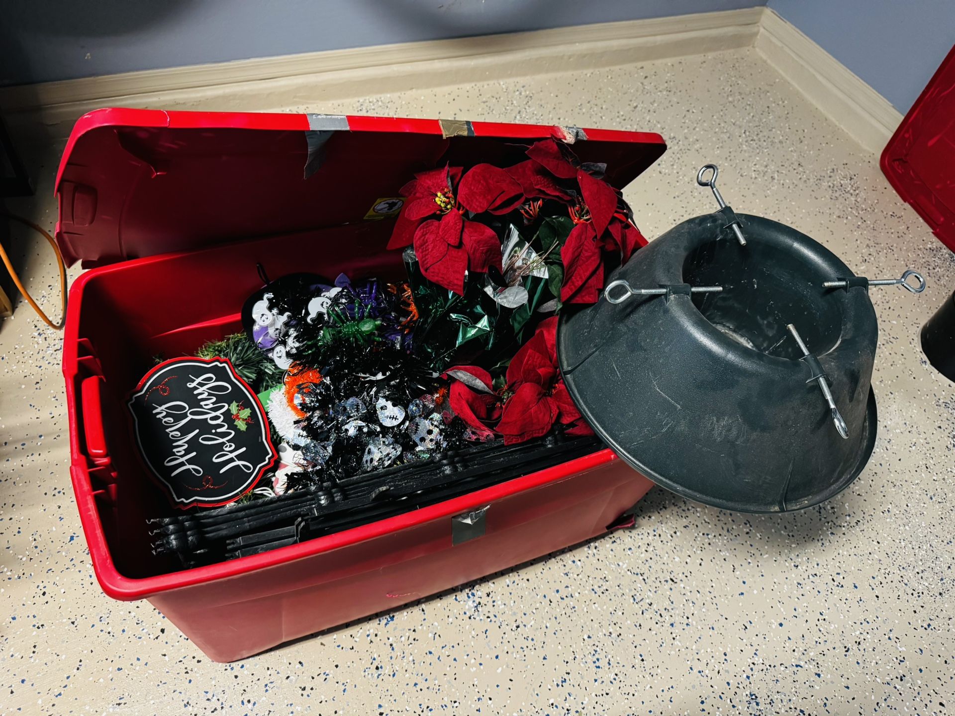 Christmas & Halloween Bin