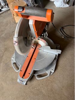RIDGID 12 in. Dual Bevel Sliding Miter Saw