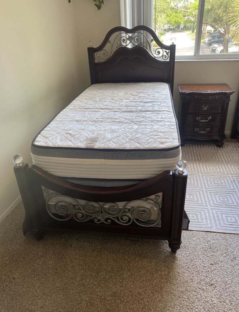 Twin Bed Frame And Mattress