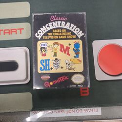 Classic Concentration NES Complete In Box 