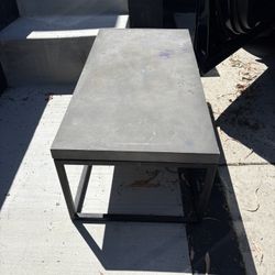 West elm Concrete Outdoor Coffee Table