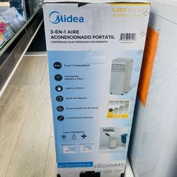 MIDEA Portable Air Conditioner 5000BTU Also iPhone Available 