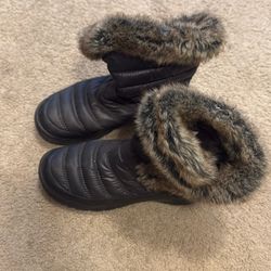 Cute Fur North face Snow Boots