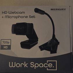 Merkury HD Webcam & Microphone Set