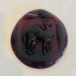 vintage purple suncatcher camel