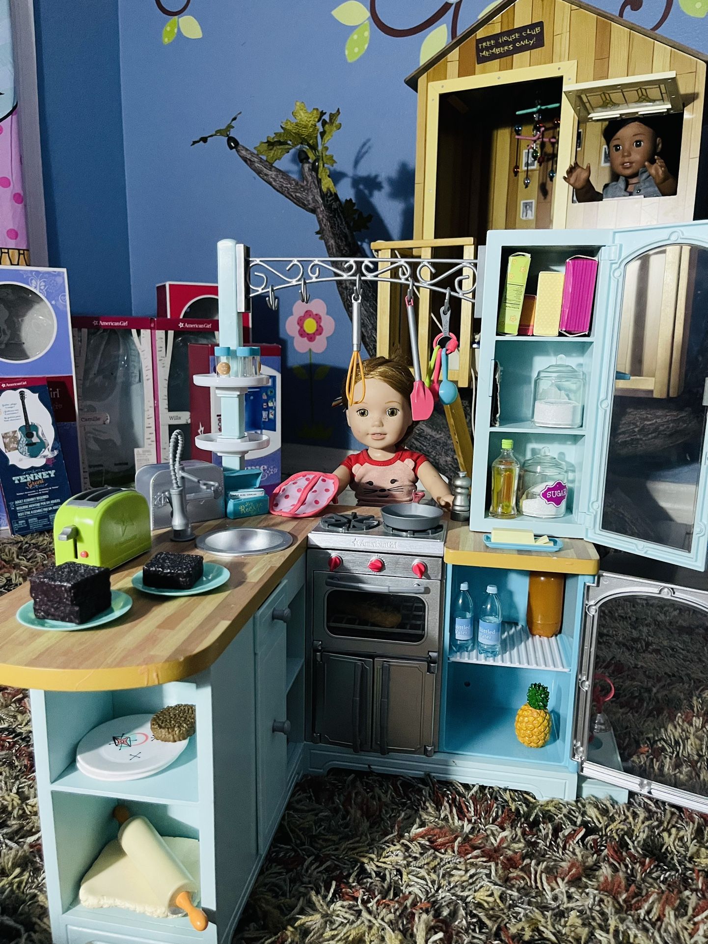 American Girl Kitchen Set.
