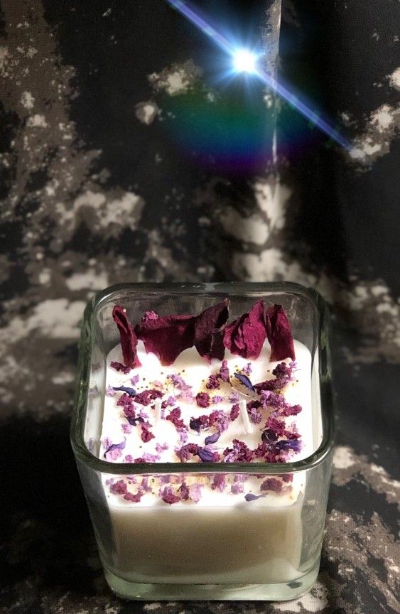 Herbal And Crystal Candles