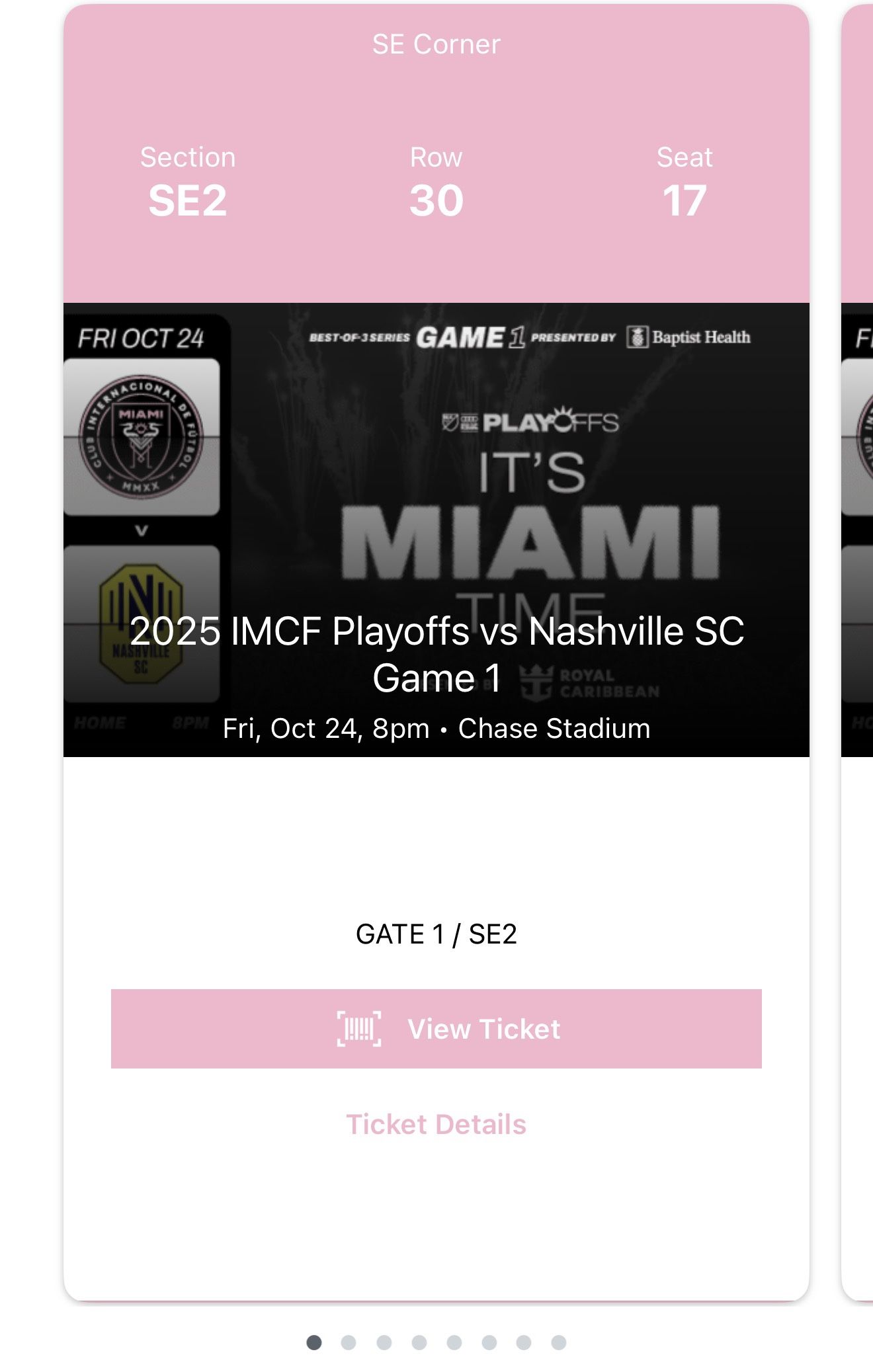 INTER MIAMI VS NASHVILLE SC TICKETS