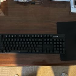 Gaming Keyboard, Mouse, And Mousepad