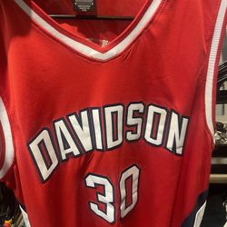 Davidson Stephen Curry Jersey Size XL