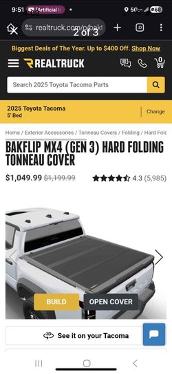 Truck Bag Cover Third Generation Bakflip Brand