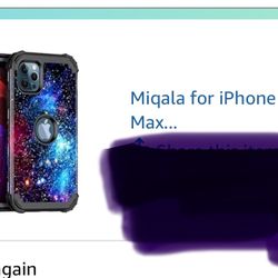 Galaxy phone case -- fits iphone 12 pro max 