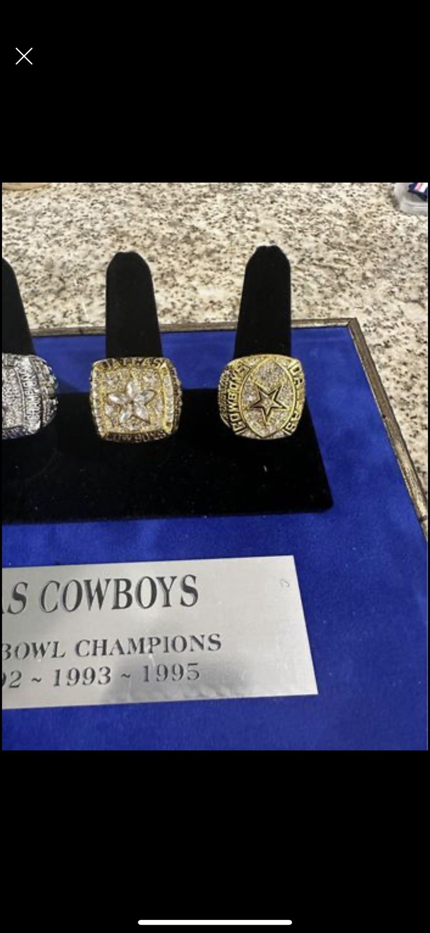 5 Dallas Cowboys - Super Bowl - Replica Rings