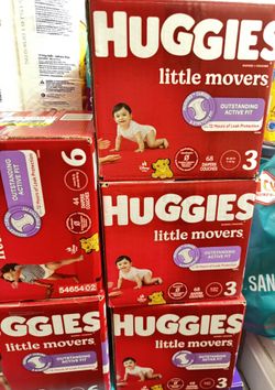 Huggies Y Pampers $25 la Caja
