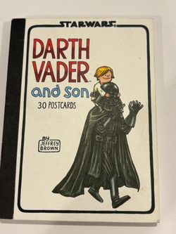 Darth Vadar and Son 30 Postcards Book by Jeffrey Brown Some Cards Have Detached Star Wars